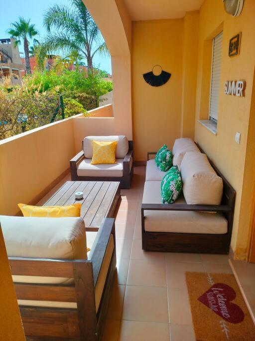 Bajo Con Jardin A Pie De Playa Y Piscina Comunitaria Con Jacuzzi Leilighet Playas de Vera Eksteriør bilde
